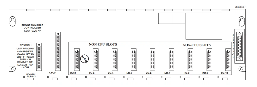 IC693CHS391 Baseplate